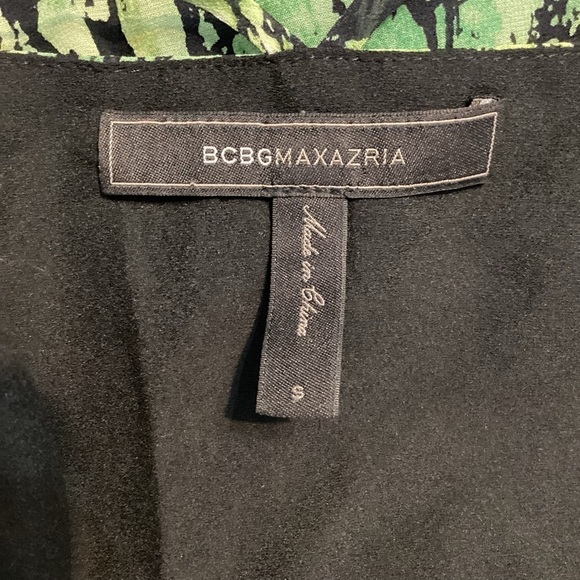 BCBGMaxAzria Bakar Caged Silk Tank Top Size S Green - Picture 6 of 7